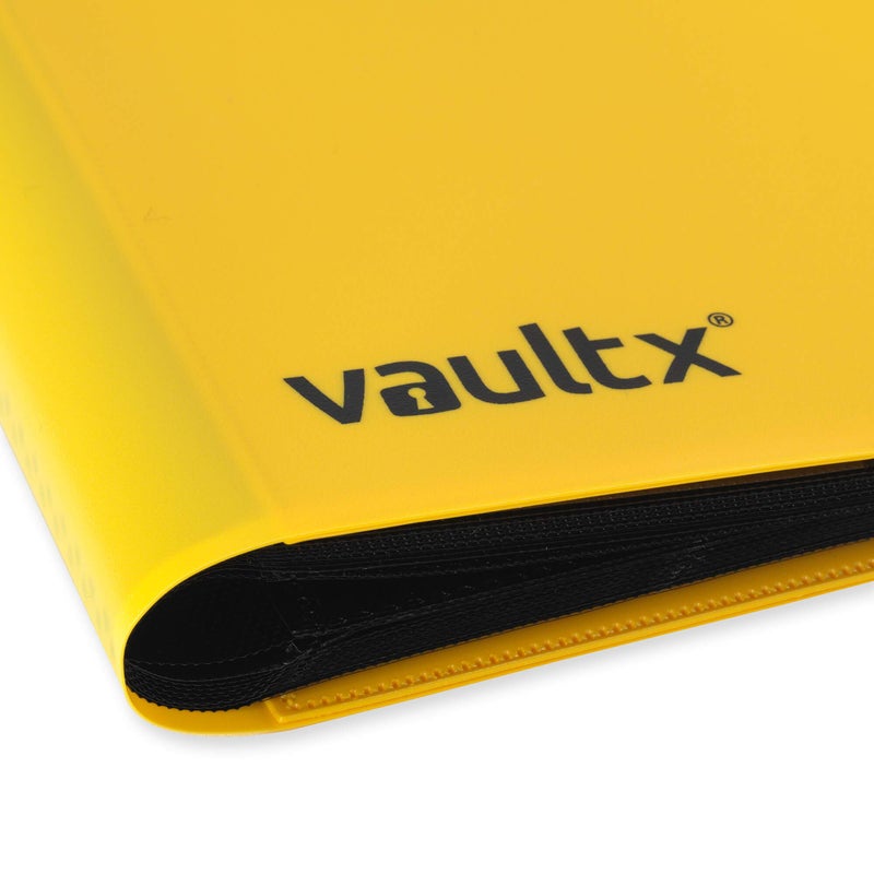 Vault X 9 Pocket Trading Card Strap Binder, 360 cards, Standard, 20 Side-Loading Pages, Folder for Collectible Card Games, Sports, TCG (Yellow) - Image 5