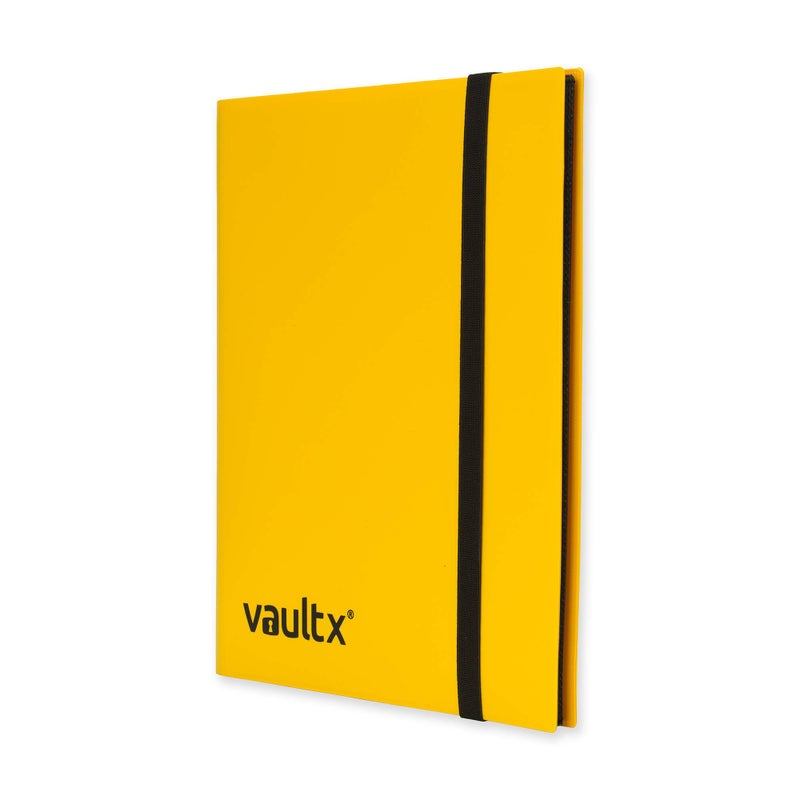 Vault X 9 Pocket Trading Card Strap Binder, 360 cards, Standard, 20 Side-Loading Pages, Folder for Collectible Card Games, Sports, TCG (Yellow) - Image 3
