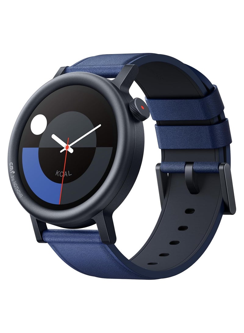 CMF Watch Pro 2, 1.32" AMOLED Display, Built-in multi-system GPS, 120 Sports Modes, Smart Sleep Algorithm, Bluetooth calling with AI noise reduction-blue - Image 1