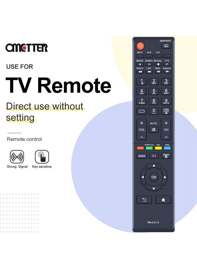 OMETTER RM-C2113 For JVC 4K OLED LCD Smart HDTV LT55N552A LT-42N552A LT-43N552A LT42N552A LT43N552A LT49N552A LT-49N552A LT-55N552A