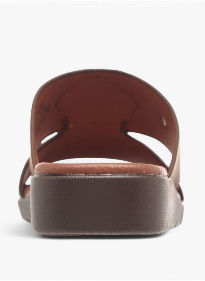 LBL by Shoexpress Textured Slip-On Arabic Sandals  - Image 4