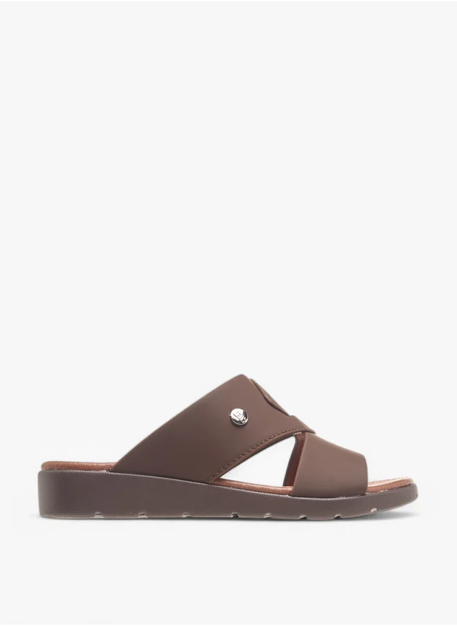 LBL by Shoexpress Textured Slip-On Arabic Sandals
