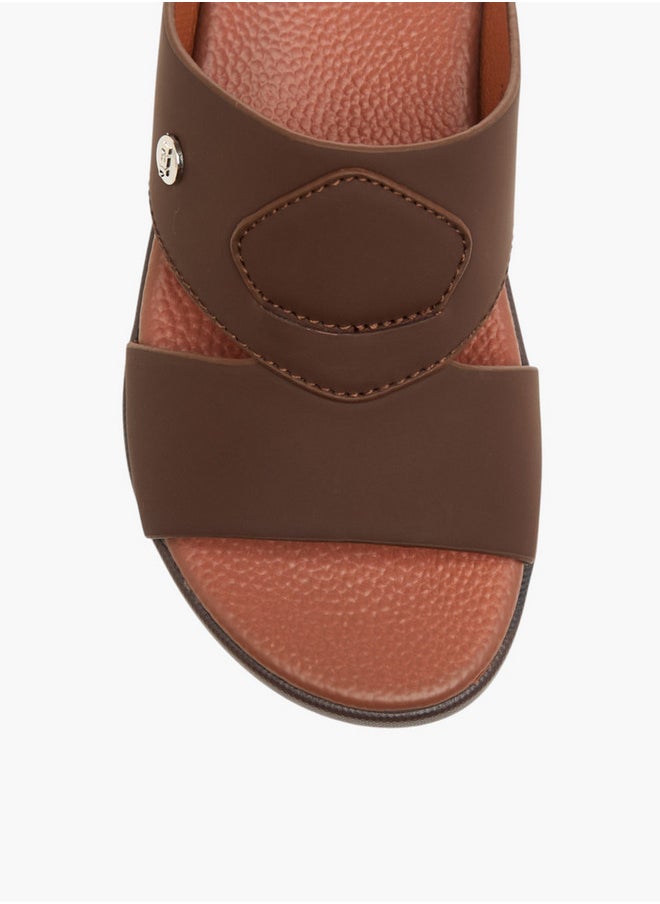 LBL by Shoexpress Textured Slip-On Arabic Sandals  - Image 3