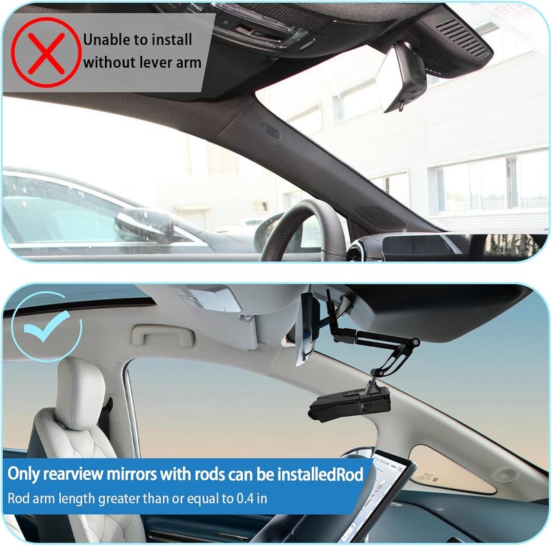 xsaaczm Rearview Mirror Radar Detector Mount for Valentine One - Image 5