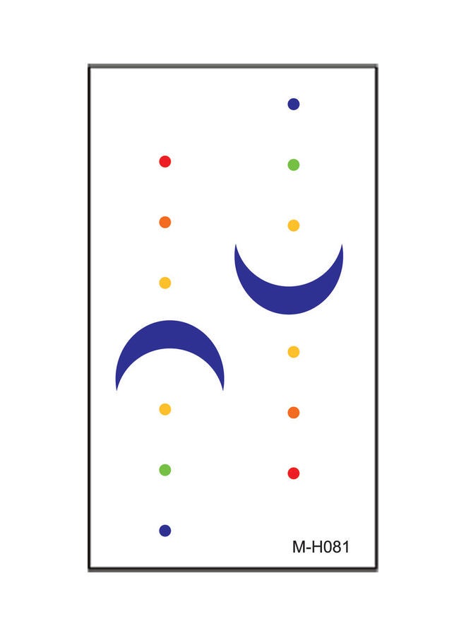 NIBEMINENT Waterproof Fashionable Temporary Tattoo Sticker Multicolour - Image 1