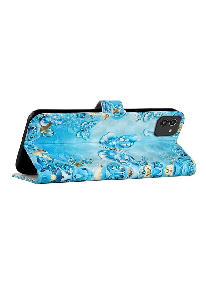 S-TOP Case For Samsung Galaxy A03 164mm Oil Embossed 3D Drawing Leather Phone Case - Image 5