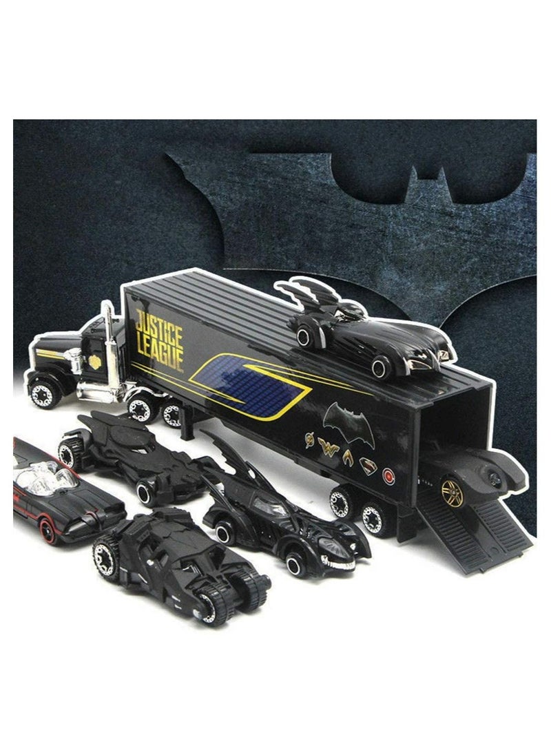 Justice League - Batman Car Set - 7-Piece Collection - Black - Image 1