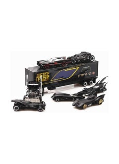 Justice League Batman Car Set - 7-Piece Collection - Black  - Image 5