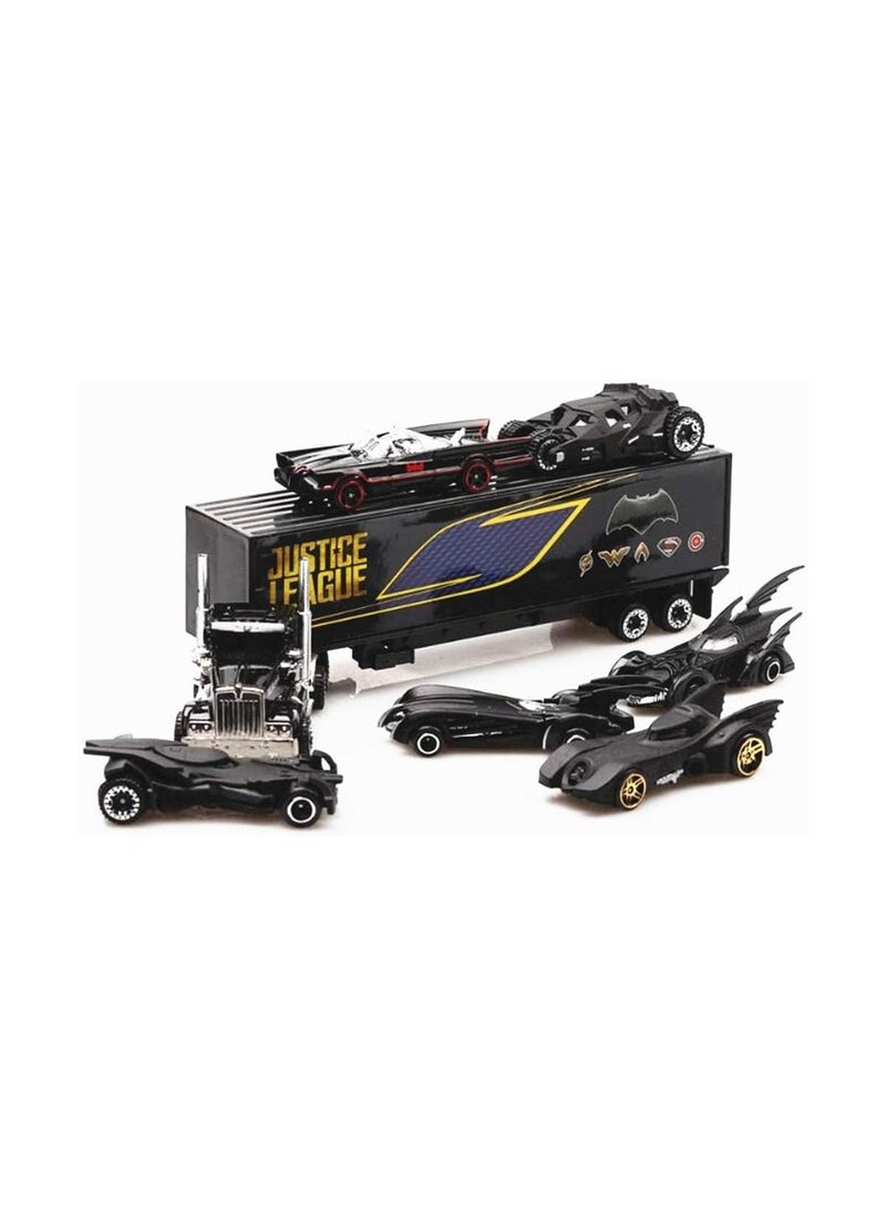 Justice League - Batman Car Set - 7-Piece Collection - Black - Image 1