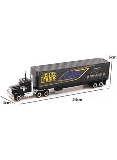 Justice League Batman Car Set - 7-Piece Collection - Black  - Image 3