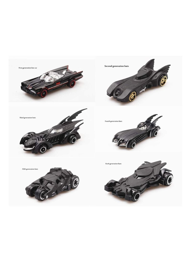 Justice League - Batman Car Set - 7-Piece Collection - Black - Image 1