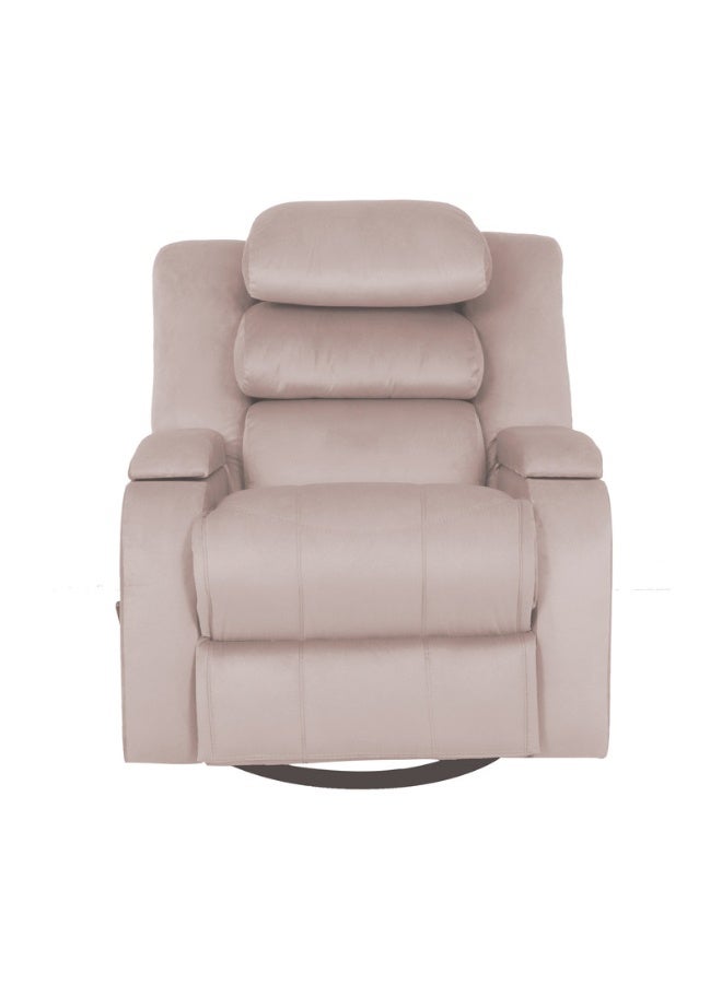 BACK CARE Back Care Rocking Swivel Comfort Chair - Adjustable to 3 Positions, Full Neck - Back Support, Elevating Footrest, Swivel Function, Built-in Storage. Perfect for Relaxation - Long Sitting Hours  A-AB07 - Image 1
