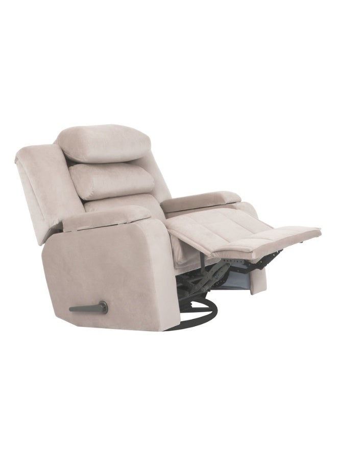 BACK CARE Back Care Rocking Swivel Comfort Chair - Adjustable to 3 Positions, Full Neck - Back Support, Elevating Footrest, Swivel Function, Built-in Storage. Perfect for Relaxation - Long Sitting Hours  A-AB07 - Image 2