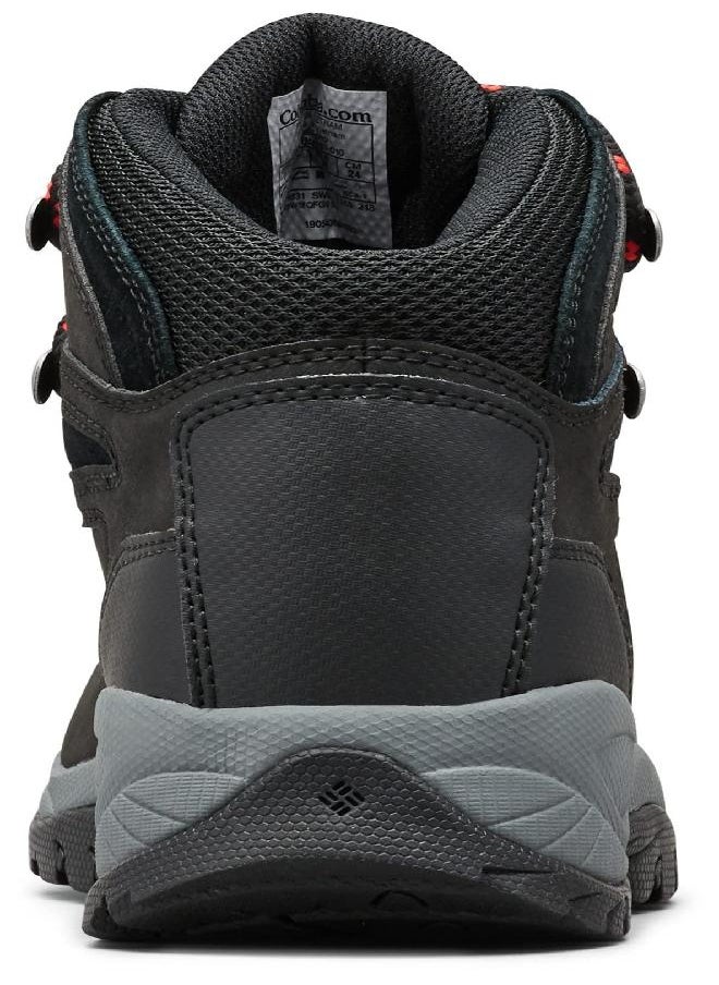 Columbia Womens Newton Ridge Plus Waterproof Hiking Boot, Black/Poppy Red, 8 Us  - Image 5