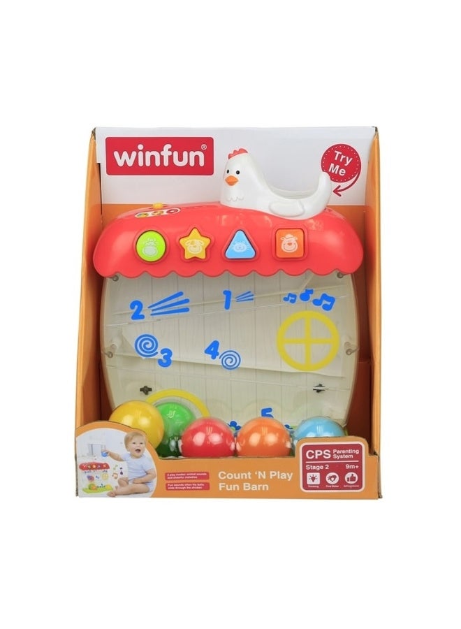 WinFun لعبة وين فن كاونت 'ن بلاي فَن بارن (20 × 11 × 29 سم) - Image 1