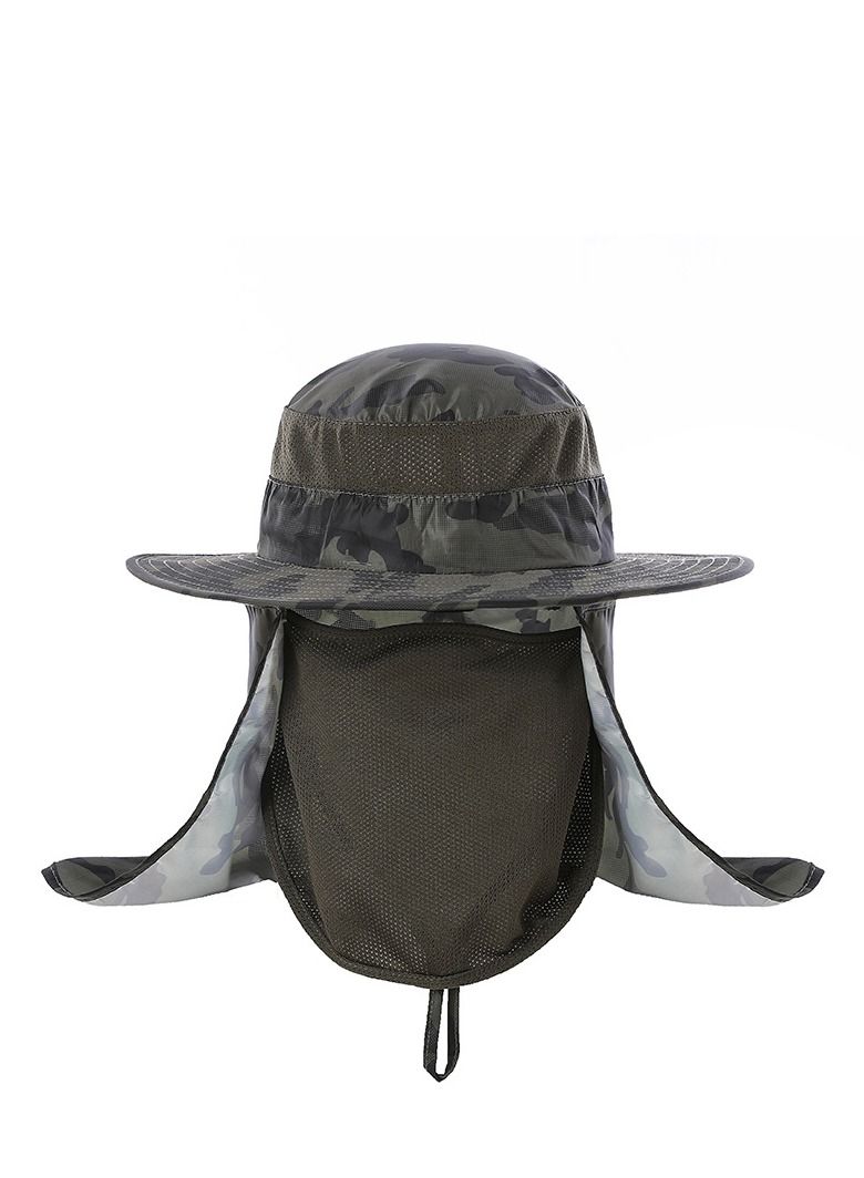 Loquat Outdoor Fishing Sun Hat With Removable Neck Cover