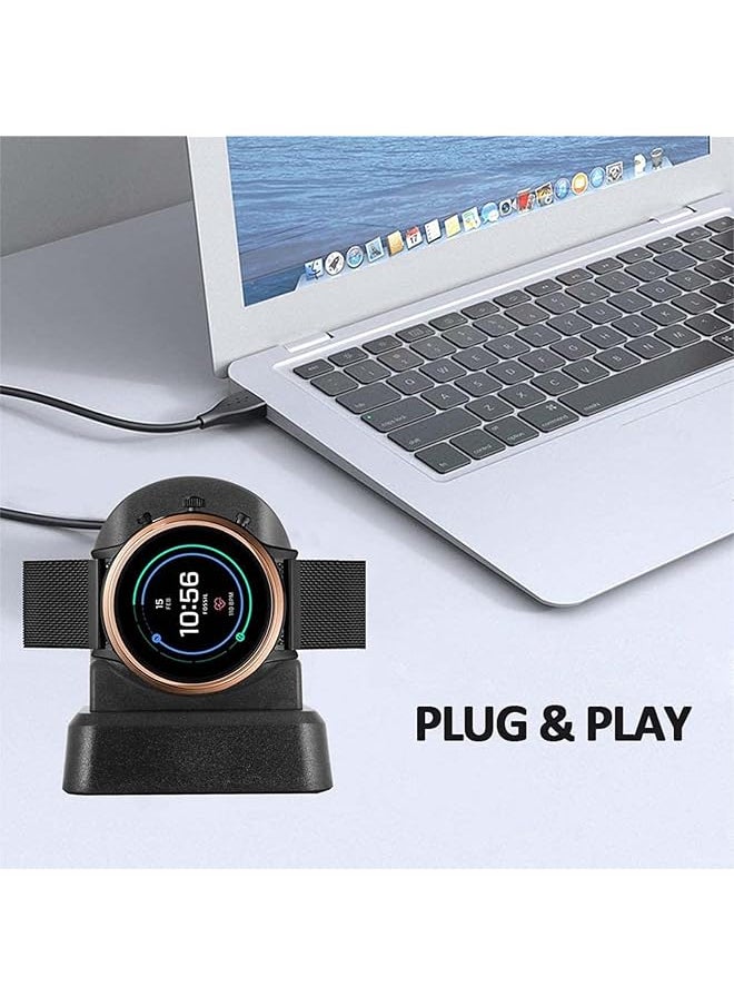 erorex Fossil Smartwatch Charger Dock For Gen 6 5 4 Sport Essential Charging Station For Fossil Diesel Kate Spade Puma Armani For Michael Kors And More Universal Smartwatch Accessories  - Image 4