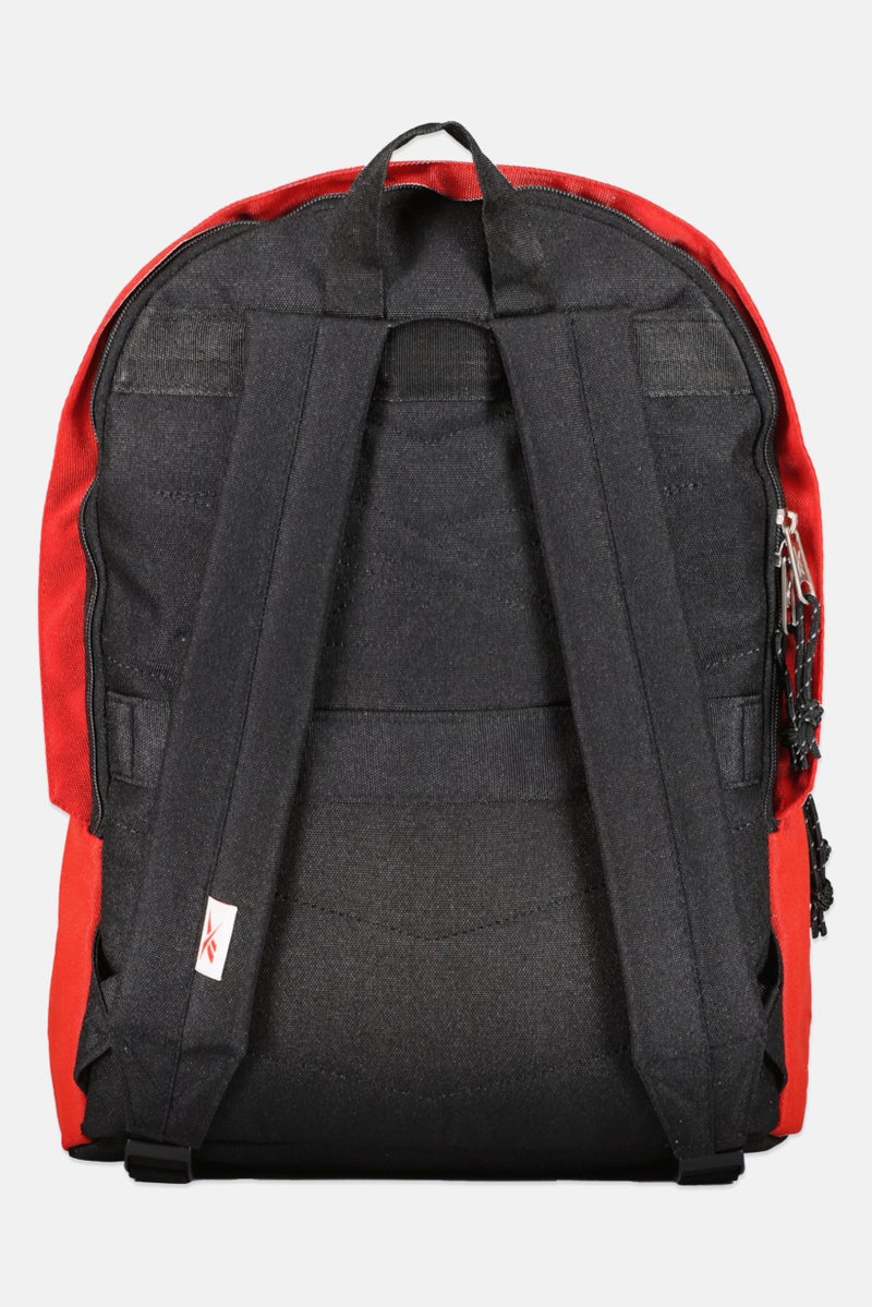 Reebok Men Embroidered Logo Backpack, Red - Image 2
