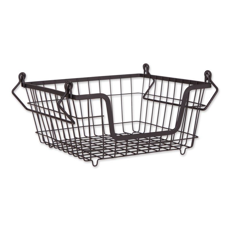 ديزاين إمبورتس DII Metal Basket Square Small 11 × 11x6 - Image 1