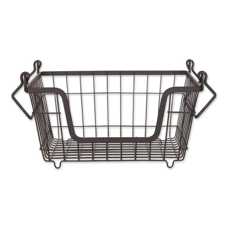 ديزاين إمبورتس DII Metal Basket Square Small 11 × 11x6 - Image 2