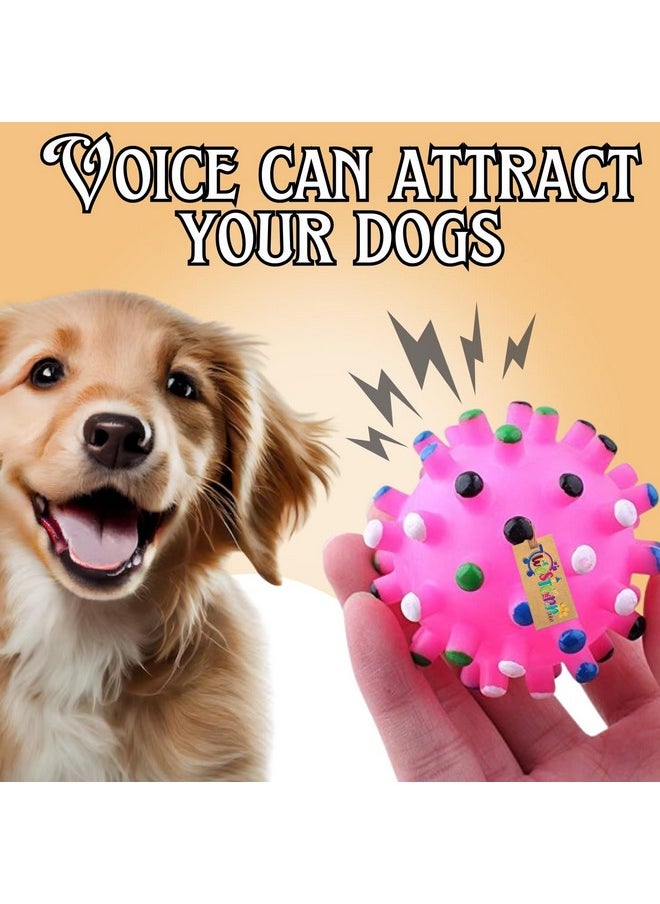 Western Era Corona Spikey Ball Squeaky Toy -Interactive Plush Toy, Unleash Fun In Your Furry Friend, Buddy For Dogs & Cats, Perfect For Playtime, Chew Time, Long-Lasting For Your Beloved Pet  - Image 5