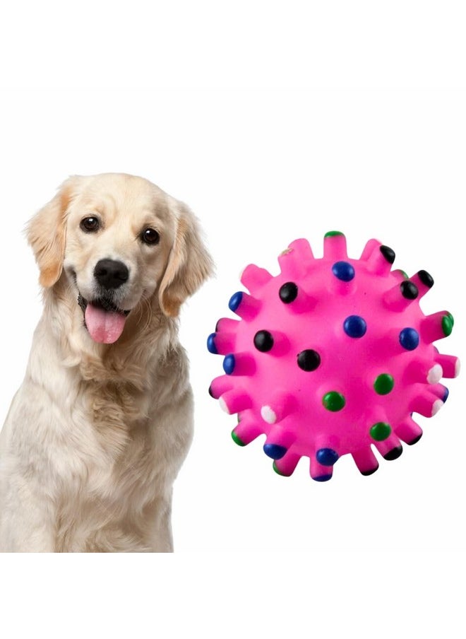 Western Era Corona Spikey Ball Squeaky Toy -Interactive Plush Toy, Unleash Fun In Your Furry Friend, Buddy For Dogs & Cats, Perfect For Playtime, Chew Time, Long-Lasting For Your Beloved Pet  - Image 1