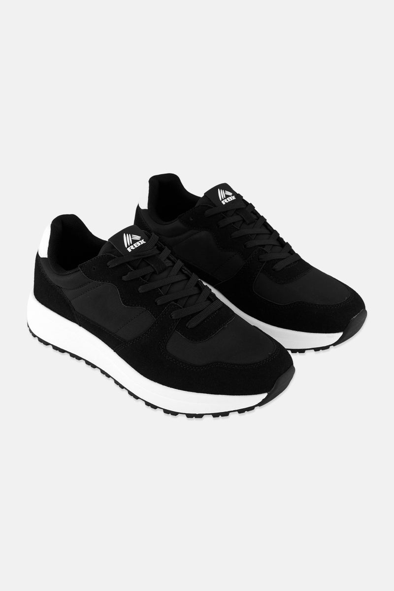 RBX Men Lace Up Outdoor Shoes, Black - Image 1