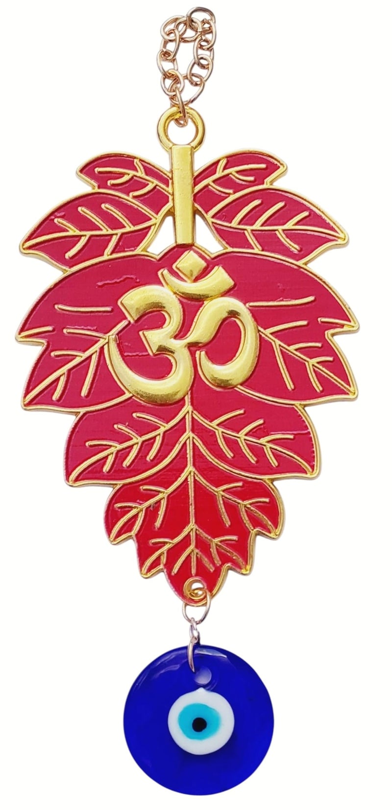 ARTISKRITI Om Evil Eye Hanging Nazar Battu for Home Entrance Decoration, House Main Door Decor Hanging Decorative Items, Feng Shui Items for Good Luck, Housewarming Gifts - Image 5