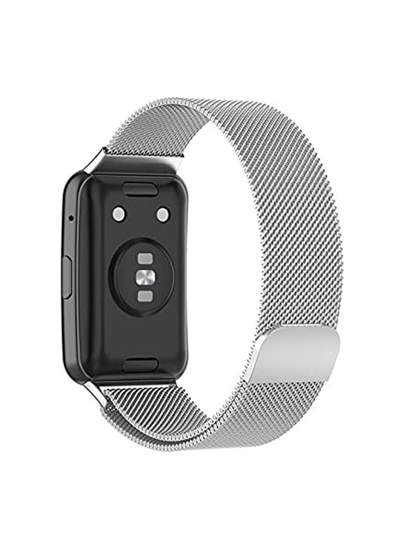 Generic - Magnetic Milanese Strap for Huawei Watch Fit - Silver - Image 1