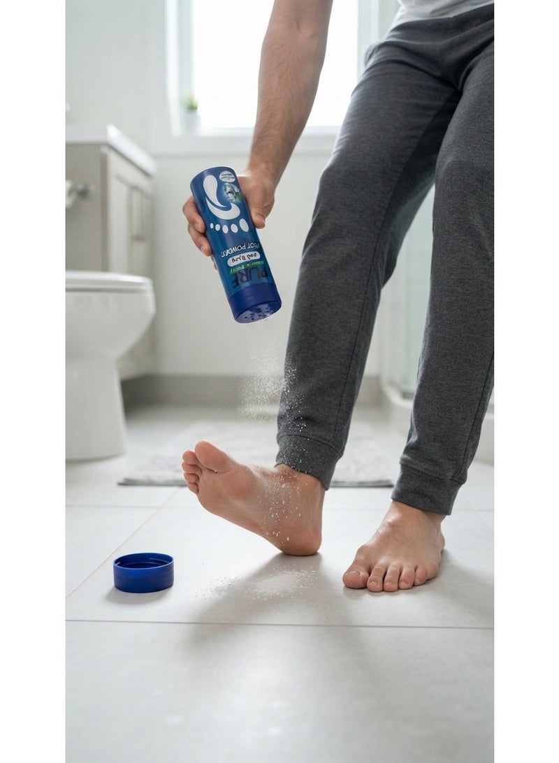 Pure Nature's Purity Foot Powder with Mint Ice - Image 2