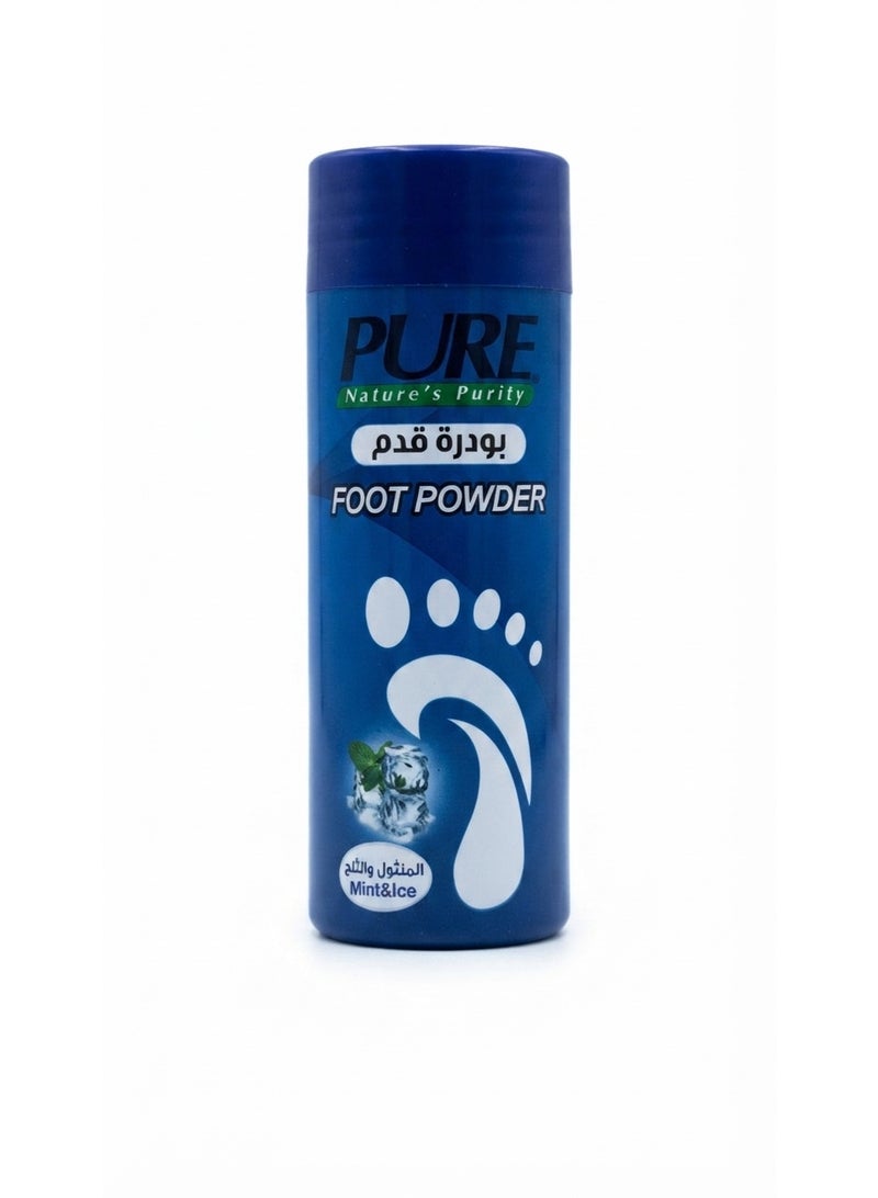 Pure Nature's Purity Foot Powder with Mint Ice - Image 1