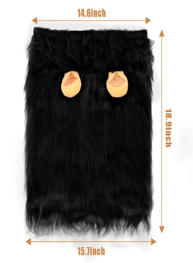 Kreyfer Dog Lion Mane Costume - Realistic Mane with Ears for Medium to Large Sized Dogs, Pet Halloween Costumes Birthday Party Cosplay Apparel - Image 2