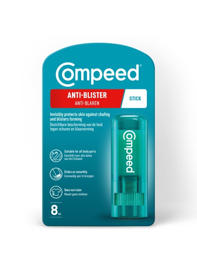 Compeed Anti Blister Balm Stick For Protection By Reducing Rubbing While Walking, Trekking N Running, Foot Protector, 8 Ml Blister Stick - Image 1