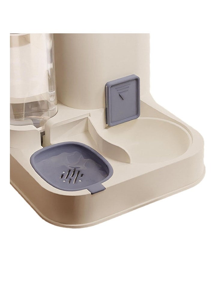 KLNAMAEAAN Feeder and Waterer Dog Bowl Cat Bowl 2-in-1 Second Generation Ceramic Model Blue  27X25X27 CM - Image 3
