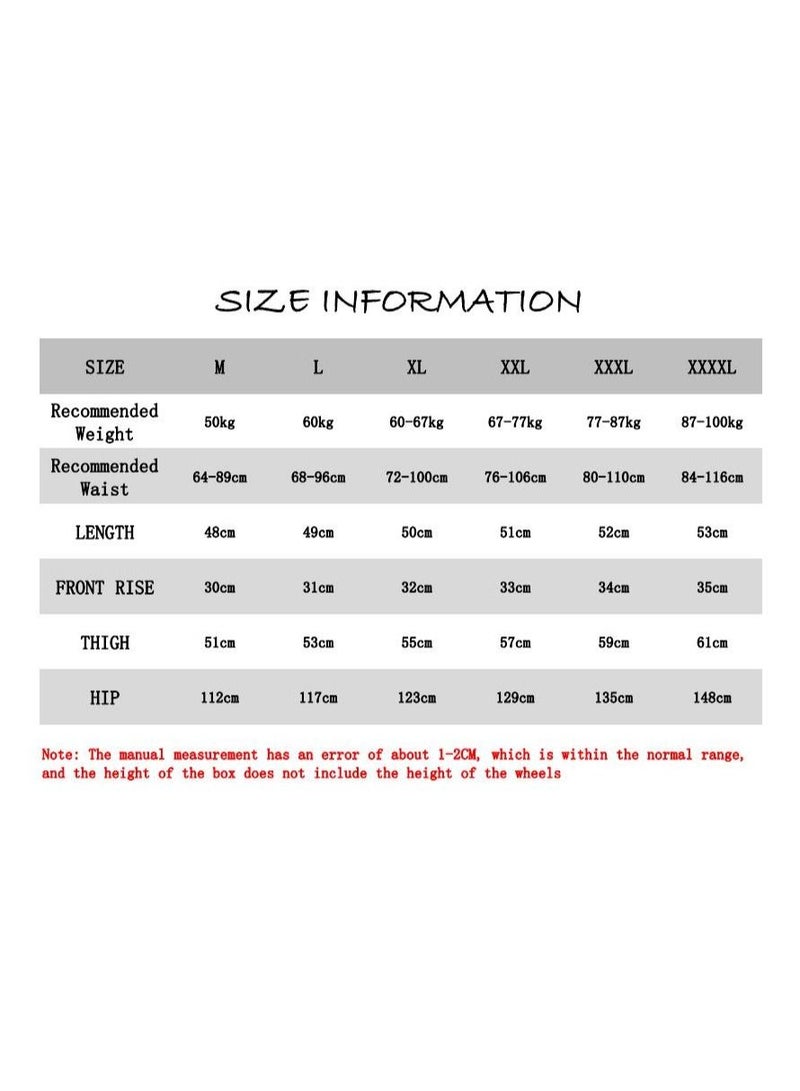 1-Piece Men Swim Beach Shorts Quick Dry Swimming Trunks Drawstring Surfing Board Shorts Loose Boxers Short Pants  - Image 2