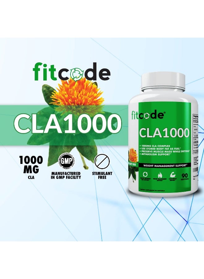 fitcode fitcode, CLA1000, 1,000 mg, 90 Softgels  - Image 3