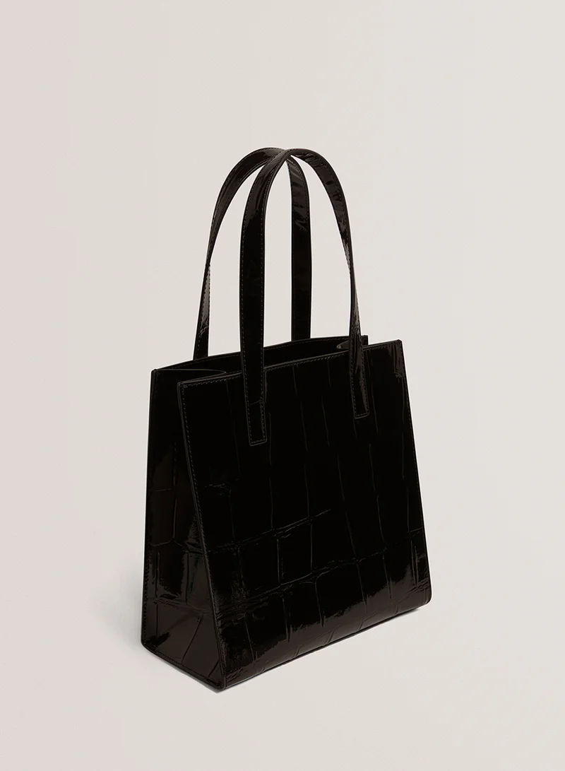 تيد بيكر Vivanaa Croc Effect Small Tote