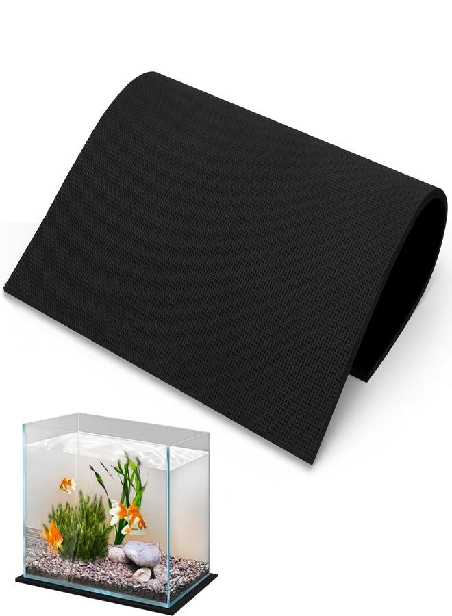 Aquarium Leveling Foam Mat, 6mm Fish Tank Mat for Under Tank, 15.75X11.81inch Waterproof Compressible Neoprene Mat for Turtle Fish Tank - Image 1