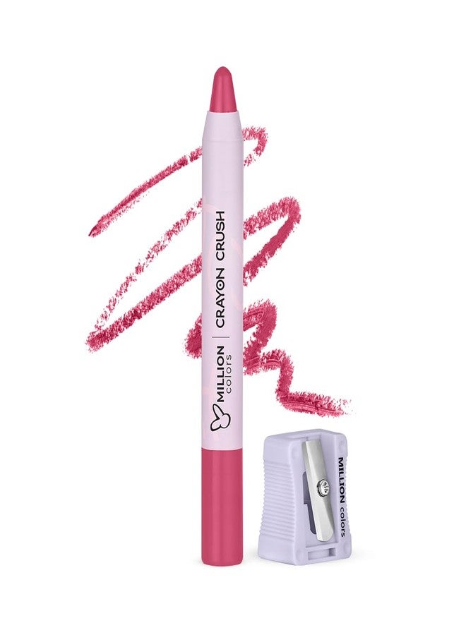 Million Colors Lip Crayon Lipstick | 8H Long-Lasting Matte | Hydrating & Lightweight | Highly Pigmented | Smudge-Proof & Transfer-Proof | Hyaluronic Acid & Shea Butter (B Crush 05, 3g) - Image 1