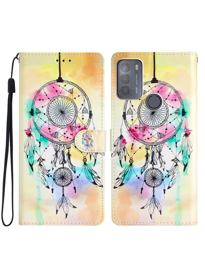 S-TOP Case For Motorola Moto G50 Colored Drawing Leather Phone Case - Image 2