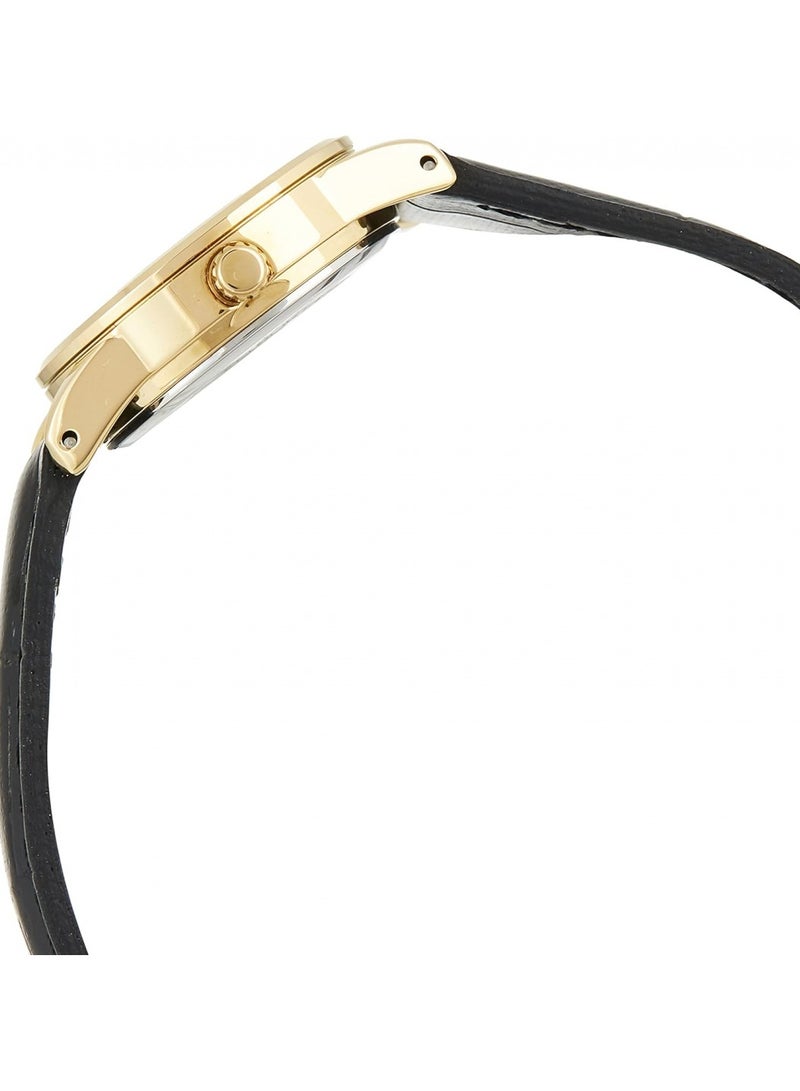 كاسيو ساعة كاسيو للنساء - LTP-V001GL-7BUDF مينا ابيض، سوار اسود - Image 3