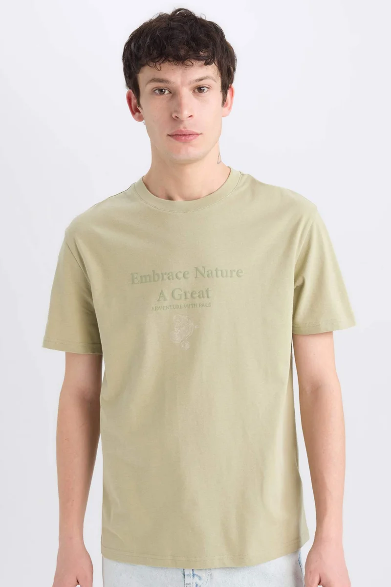 Defacto Regular Fit Crew Neck Short Sleeve T-Shirt