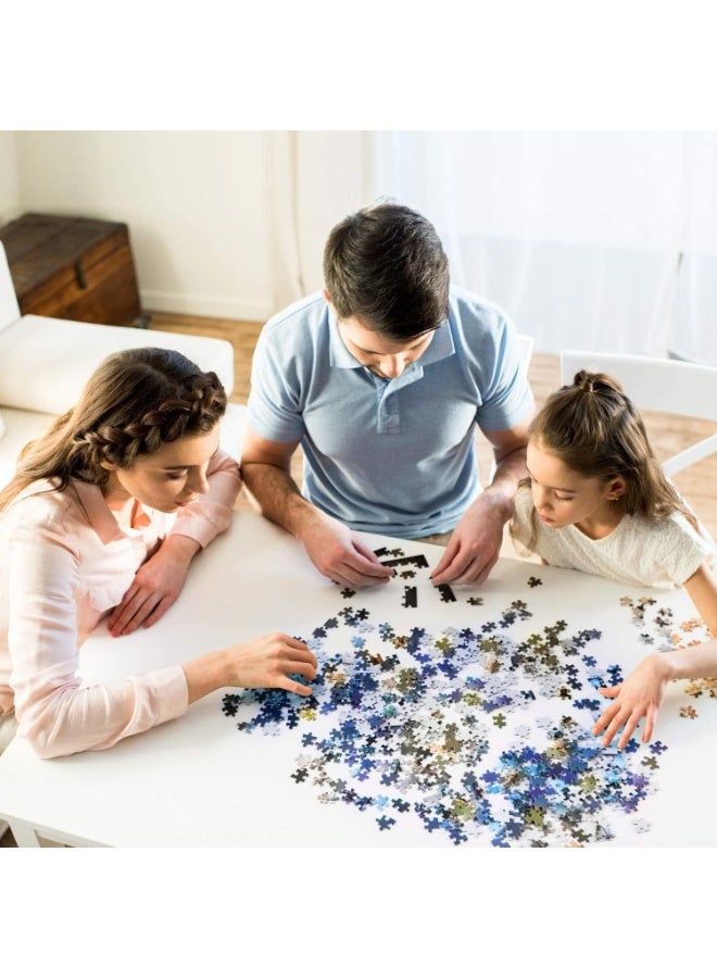 لعبة تركيب صور مكونة من 1000 قطعة للكبار والصغار - لعبة تعليمية وزخرفية ملونة، لعبة كبيرة للترفيه العائلي وفن الحائط - Image 3