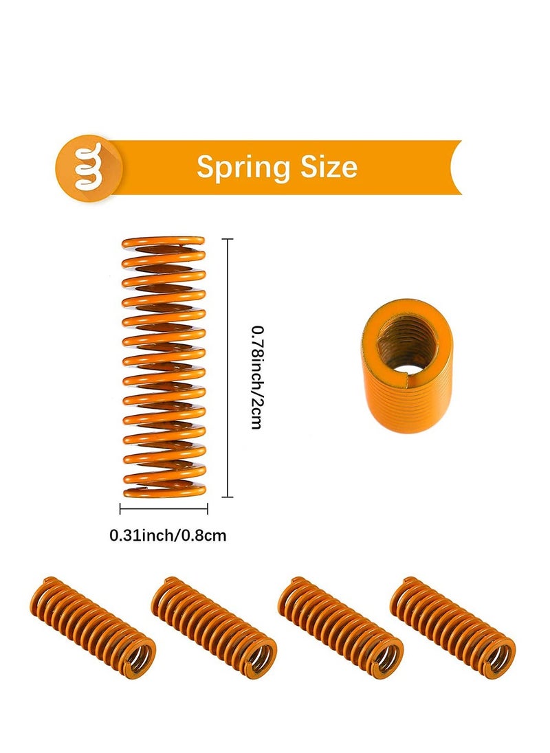 Hand Twist Drill Aluminum Leveling Nut and Hot Bed Die Springs Printer Accessories Compression Springs Compatible with 33 Pro Ender 55 PlusPro CR 20 3D Printer 8 Pieces - pzsku/Z54B95ECEDDD910F9CCFBZ/45/_/1717049577/263f02e5-bd70-4806-82ca-ae20058815f4