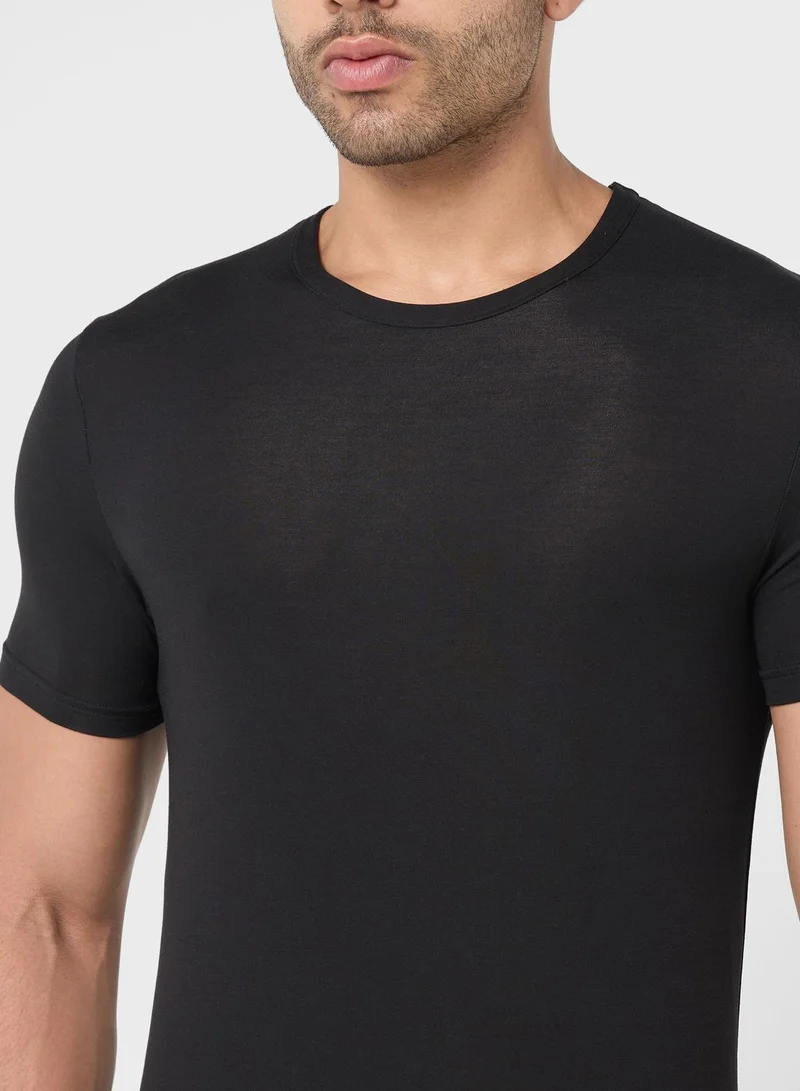 CALVIN KLEIN Logo Crew Neck T-Shirt