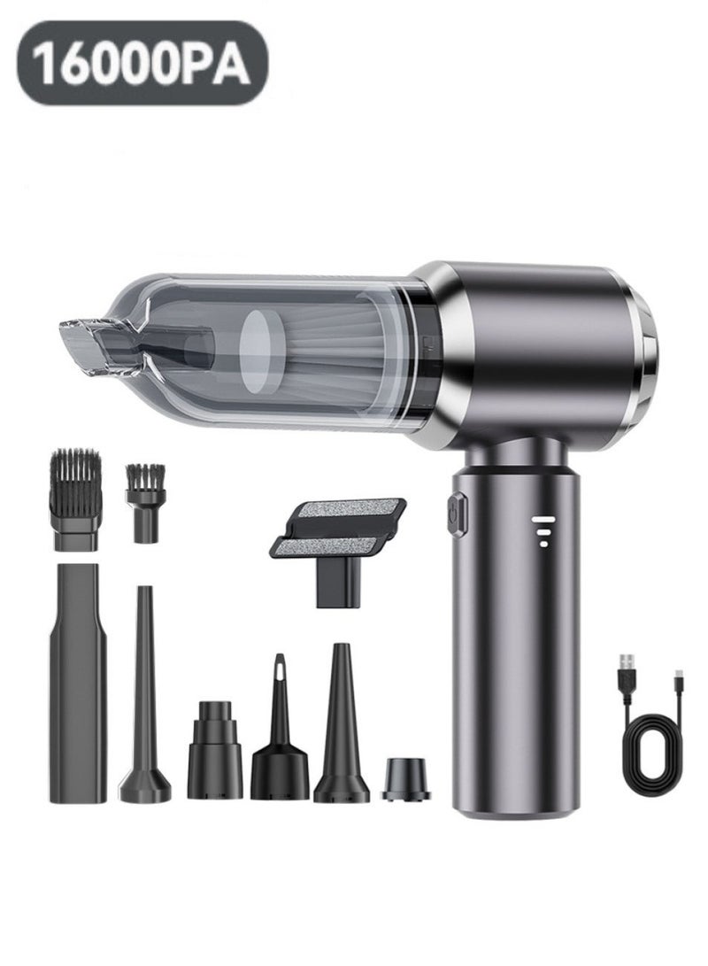 Changli Handheld Vacuum Cleaners, 16000Pa Powerful Cordless Car Vacuum Cleaner, 3-Speed Tabletop Vacuum Cleaner with Brushless Motor, Mini Vacuum Cleaner for Car, Home, and Office - Image 1