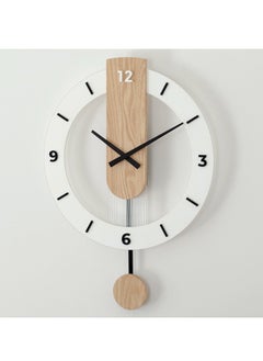 Sleek Design Silent Wooden Wall Clock, 40cm Diameter, High Polish, Eco-Friendly - pzsku/Z54B99ABF5ACD5C2CDF87Z/45/_/1703489377/4cb019f0-ab86-4007-a7c2-26fb9e5cc87b