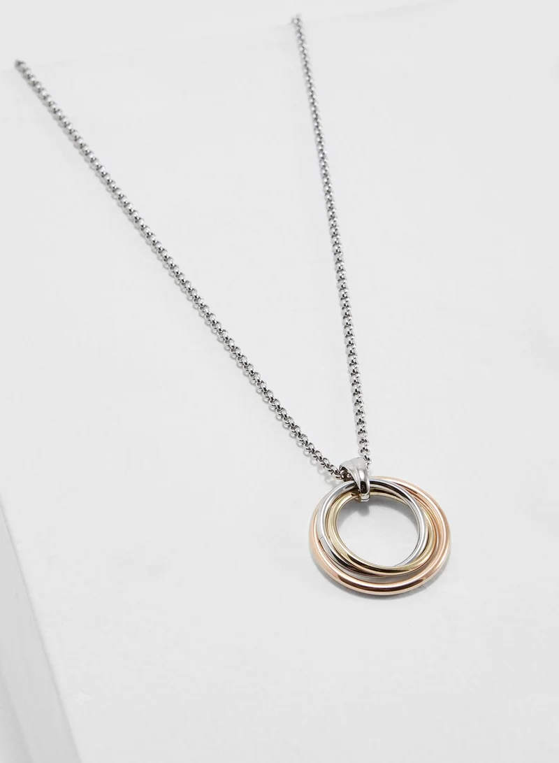 FOSSIL Circle Necklace
