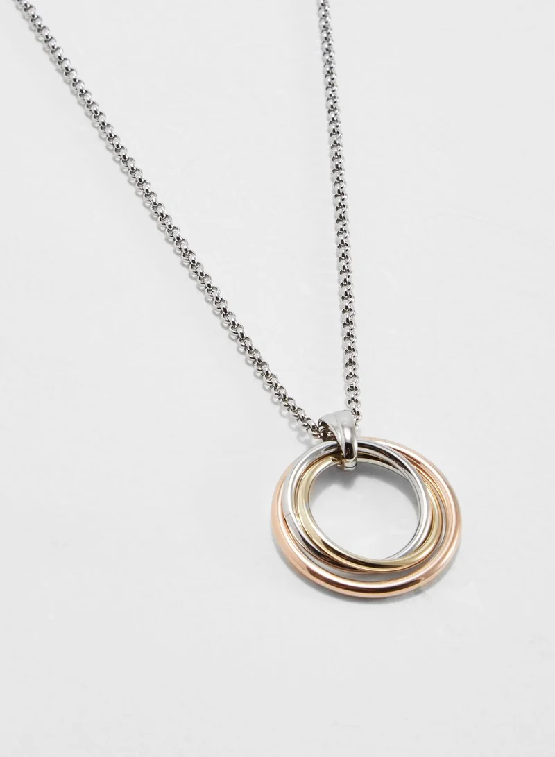 FOSSIL Circle Necklace