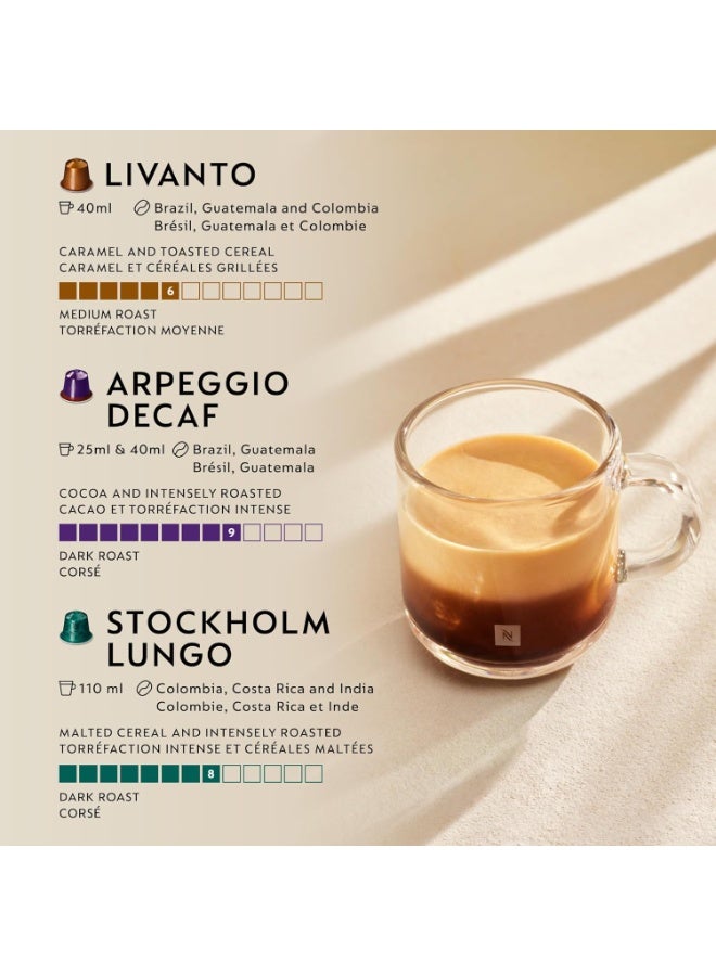 Nespresso Original Line Coffee Capsules Discovery Pack, 90 Pods – Mixed Assortment of 9 Blends, Compatible with Original Machines, Recyclable Aluminum Capsules - Image 2